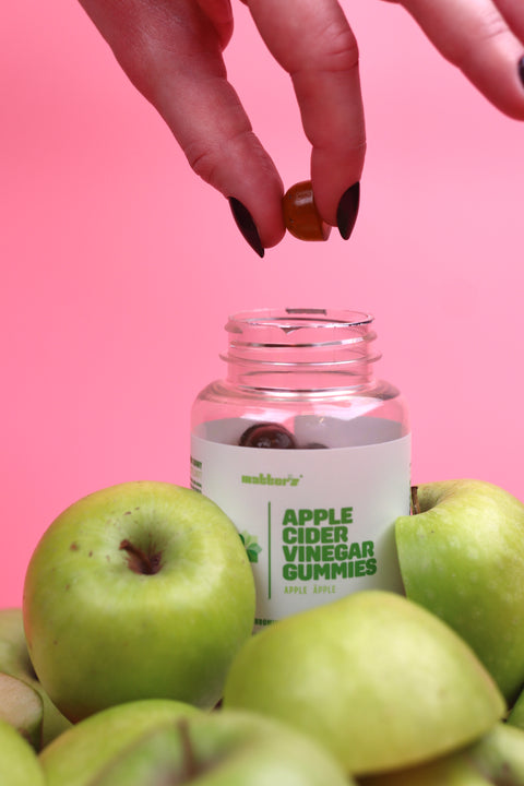 Apple Cider Vinegar Gummies + Krom, Folsyra, B3 + B6 60 Gummies
