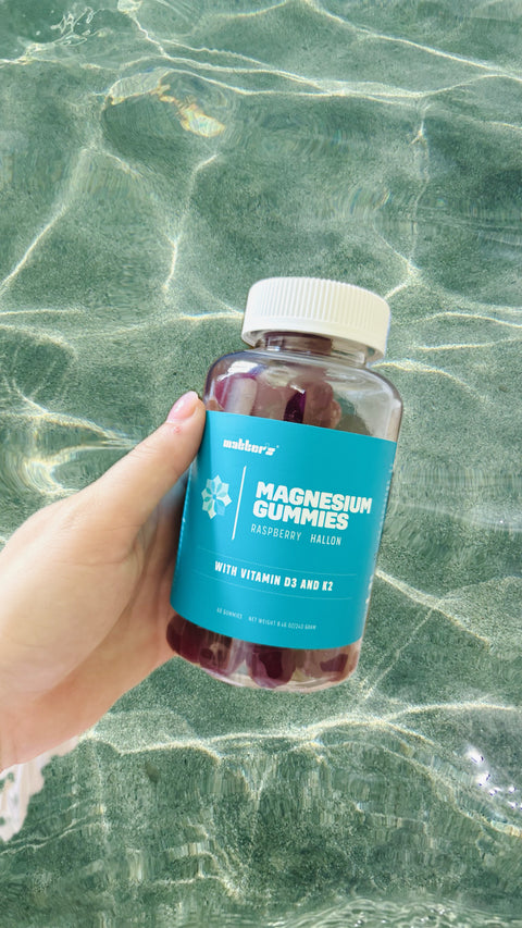 Magnesium & Vitamin D3 + K2 60 Gummies Hallon