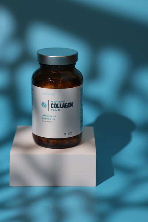 Marine Collagen+ Vitamin C+Hyaluron, Biotin + Zink 90 Kapslar