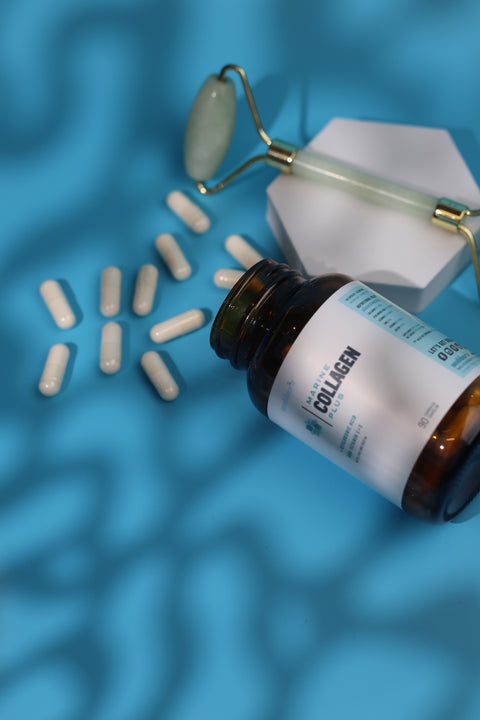 Marine Collagen+ Vitamin C+Hyaluron, Biotin + Zink 90 Kapslar