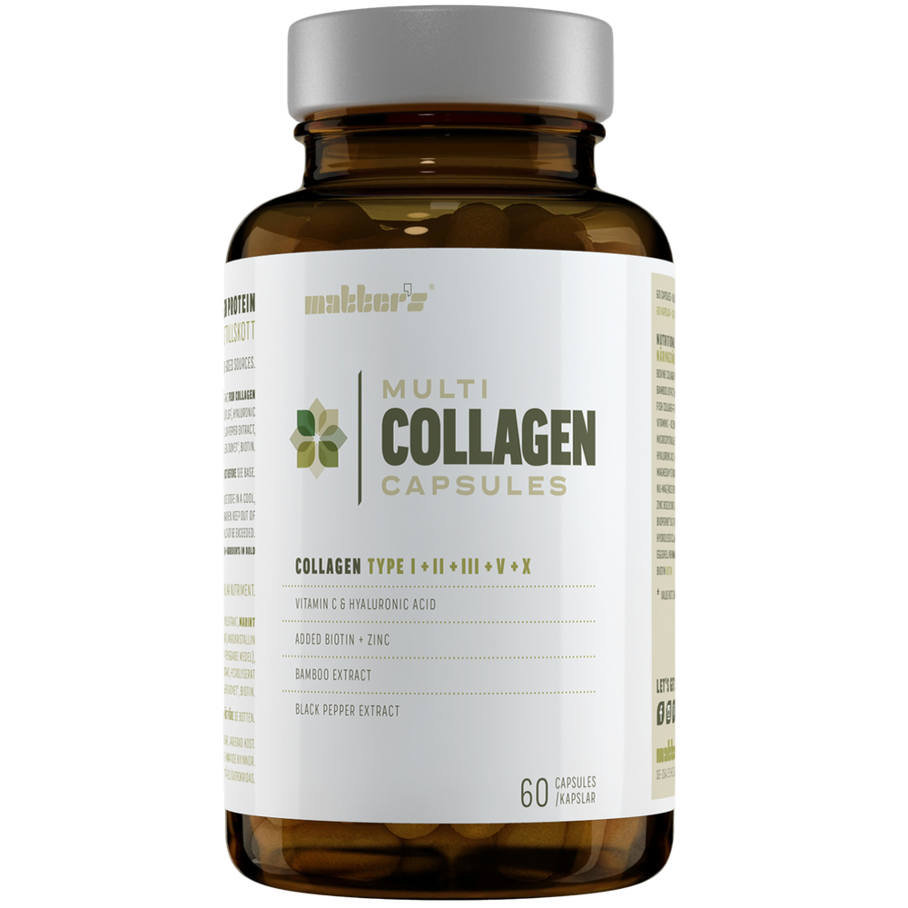Multi-Collagen I, II, III, V + X 60 Kapslar