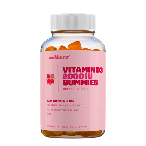Vitamin D3 2000 IU + Zink 60 Gummies